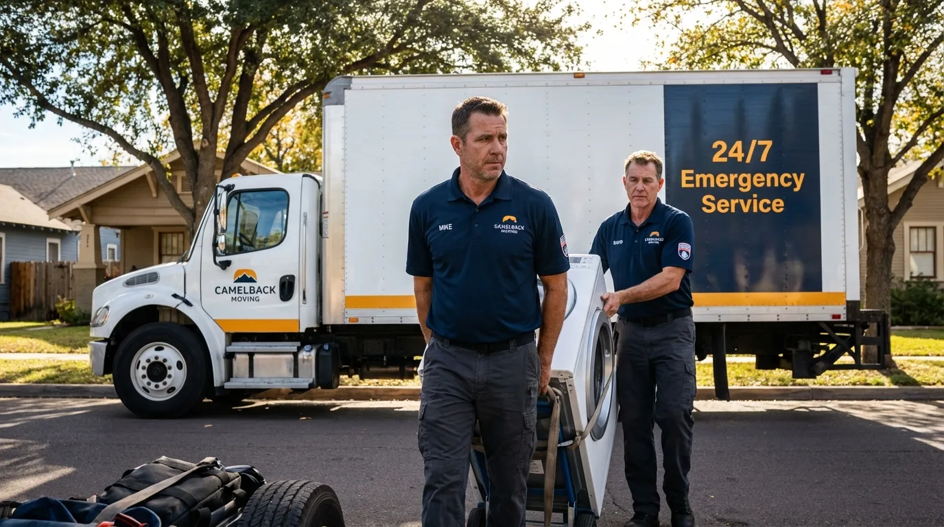 CamelBack Moving crew loading furniture in North Charleston, SC