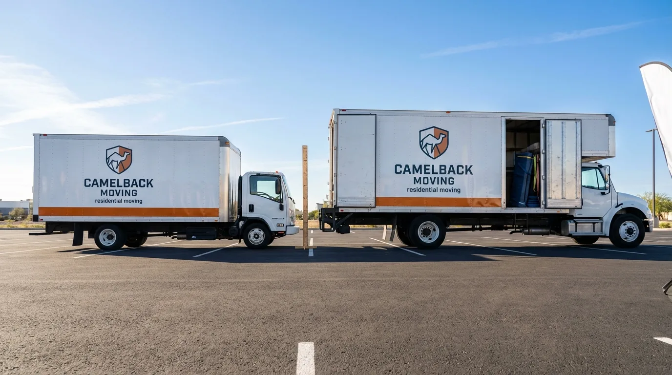 Moving truck size capacity guide in North Charleston